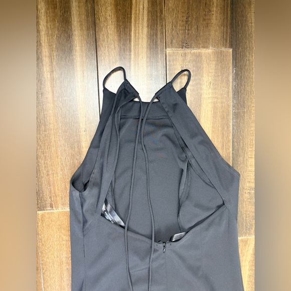 Zum Zum size 1 Juniors Black Floor Length Prom or Evening Dress LBD y2k Fitted - Picture 7 of 12